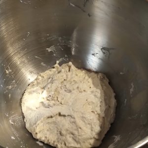 Form a ball in the center of your bowl.