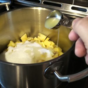 Add the lime juice