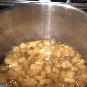 Simmer for about an hour